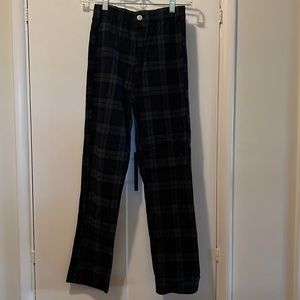 Brandy plaid pants. Size small